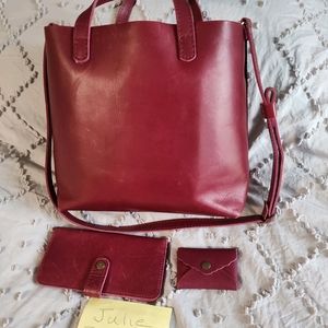 Bifold Wallet and Daisy Only Boysenberry